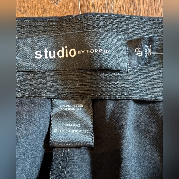 Torrid NWT Pull-On Wide Leg High-Rise Retro Chic Nautical Pant 4x or 0x - Picture 10 of 12